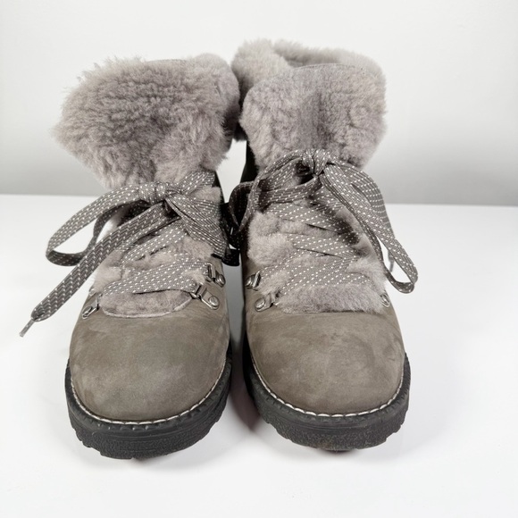 J. Crew Nordic Boots Gray Suede 8M - Picture 9 of 10
